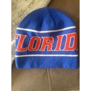Florida Gators Blue/Orange/White Nike Embroidered Adult Beanie Headwear